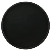 Ixia Round Solid Mango Wood Accent Side Table Black Stain - 915109