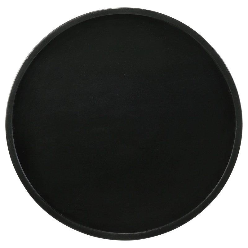 Ixia Round Solid Mango Wood Accent Side Table Black Stain - 915109