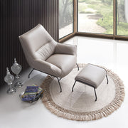 Jabel Accent Chair & Ottoman - AC02385