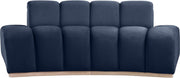 Jace 78.5" Velvet Upholstered Upholstered Loveseat in Blue - 44093Navy-L