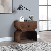 Jace Oak Veneer Night Stand in Brown - 383Brown-NS