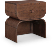 Jace Oak Veneer Night Stand in Brown - 383Brown-NS