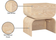 Jace Oak Veneer Night Stand in Natural - 383Natural-NS