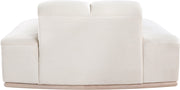 Jace Velvet Upholstered Accent Chair in Cream - 44093Cream-C