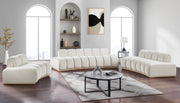 Jace Velvet Upholstered Accent Chair in Cream - 44093Cream-C