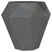 Jacinto Octagonal Solid Mango Wood Side Table Grey - 931159