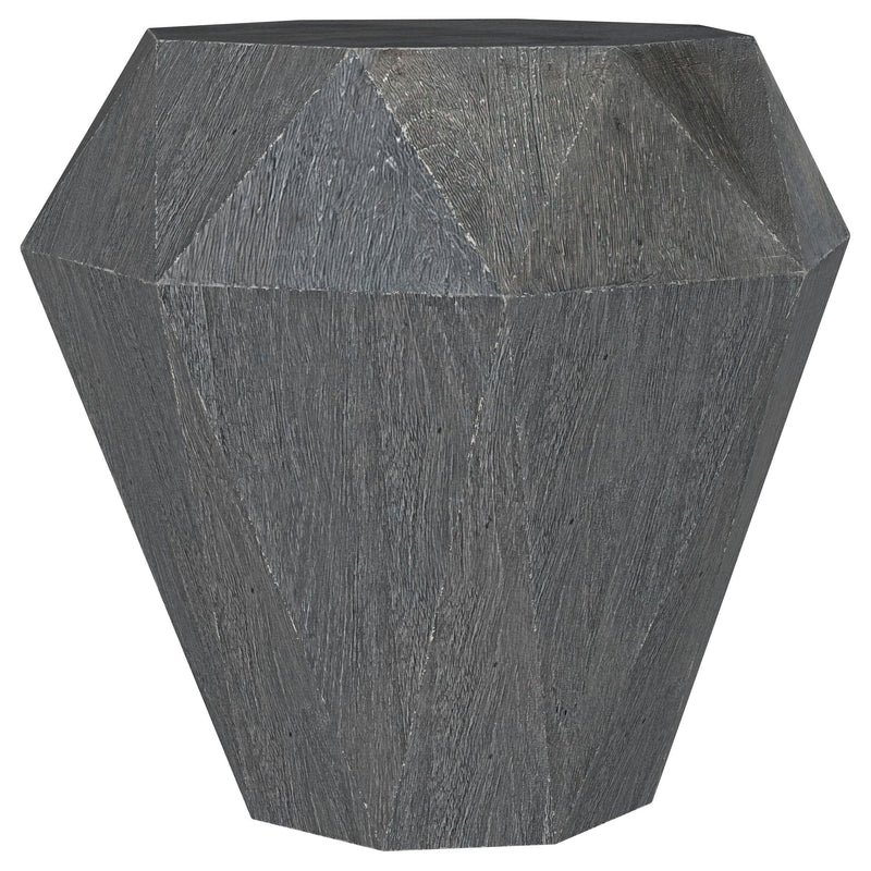 Jacinto Octagonal Solid Mango Wood Side Table Grey - 931159