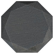 Jacinto Octagonal Solid Mango Wood Side Table Grey - 931159
