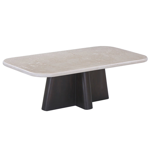 Jacory Coffee Table w/Bottocino Marble Top - LV04765
