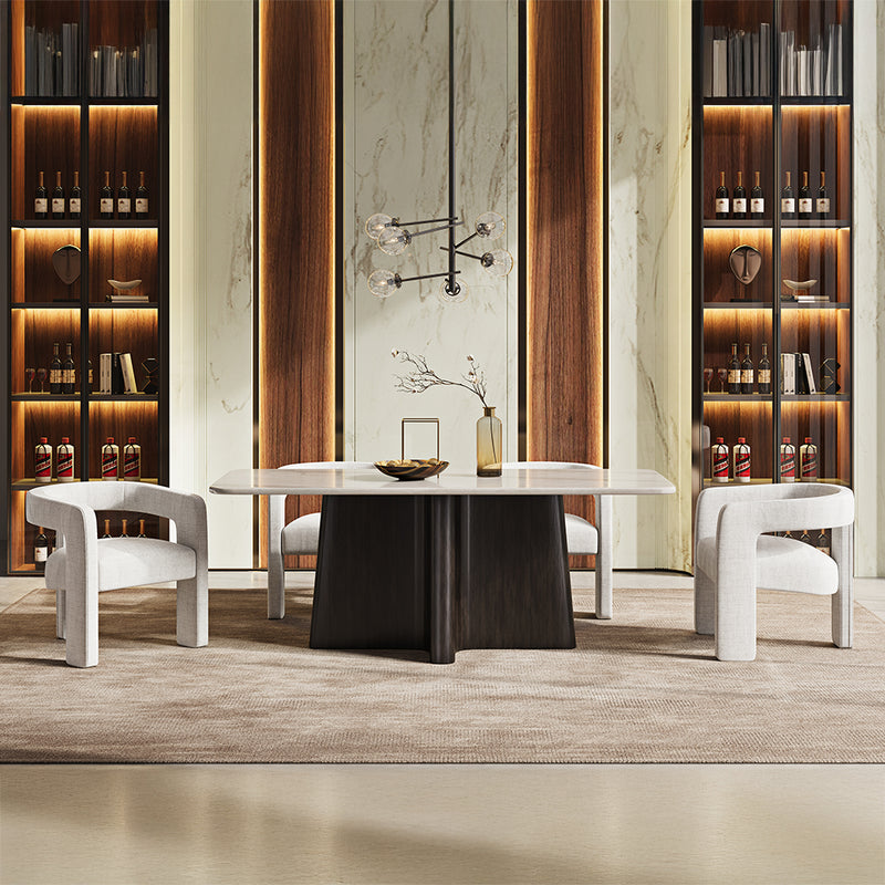 Jacory Dining Table w/Bottocino Marble Top - DN04775