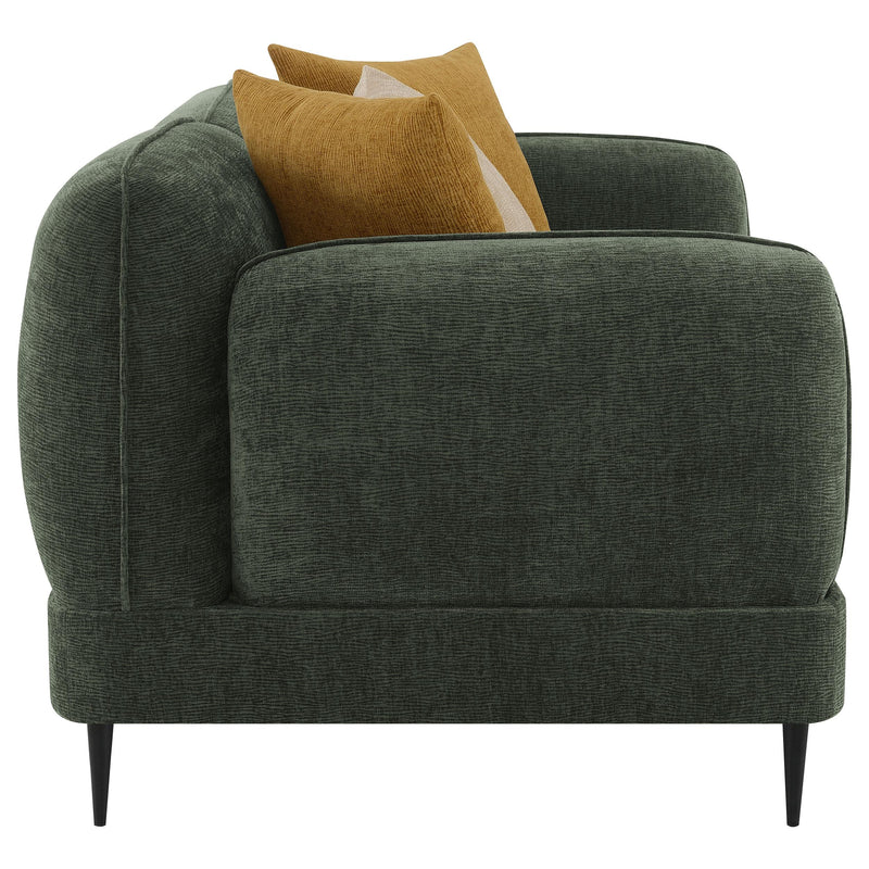 Jade 2-piece Chenille Upholstered Sofa Set Green - 509131-S2