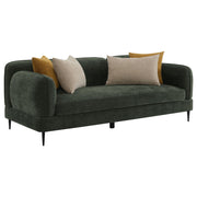 Jade 2-piece Chenille Upholstered Sofa Set Green - 509131-S2