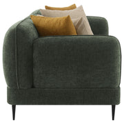 Jade 2-piece Chenille Upholstered Sofa Set Green - 509131-S2