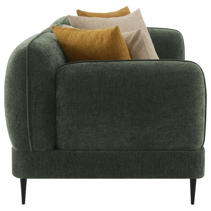 Jade 2-piece Chenille Upholstered Sofa Set Green - 509131-S2