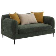 Jade 2-piece Chenille Upholstered Sofa Set Green - 509131-S2