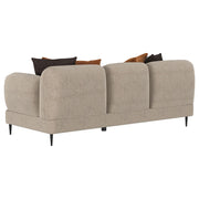Jade 2-piece Chenille Upholstered Sofa Set Latte - 509411-S2