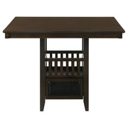Jaden 5-piece Square Counter Height Dining Set Espresso - 100958-S5