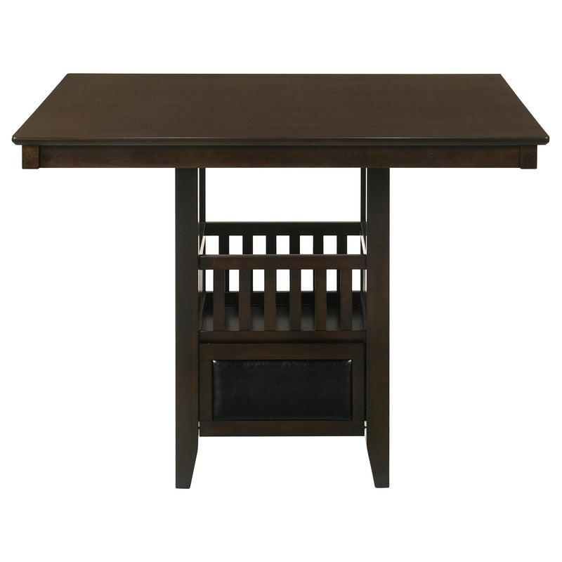 Jaden 5-piece Square Counter Height Dining Set Espresso - 100958-S5