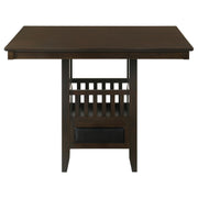 Jaden 5-piece Square Counter Height Dining Set Espresso - 100958-S5