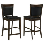 Jaden Upholstered Counter Chair Espresso (Set of 2) - 100959