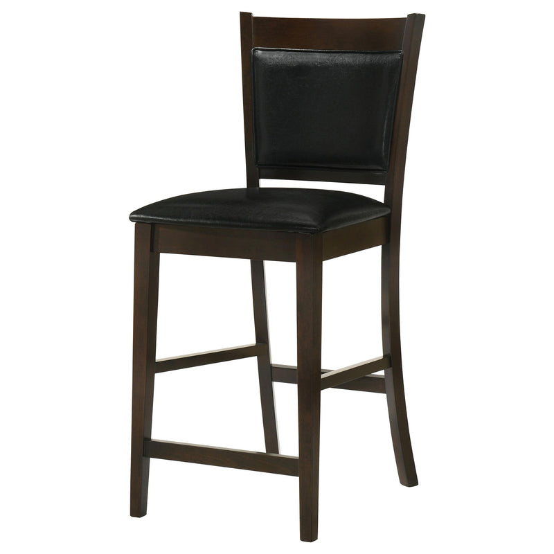 Jaden Upholstered Counter Chair Espresso (Set of 2) - 100959