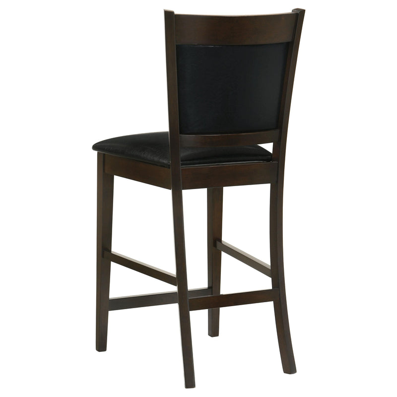 Jaden Upholstered Counter Chair Espresso (Set of 2) - 100959