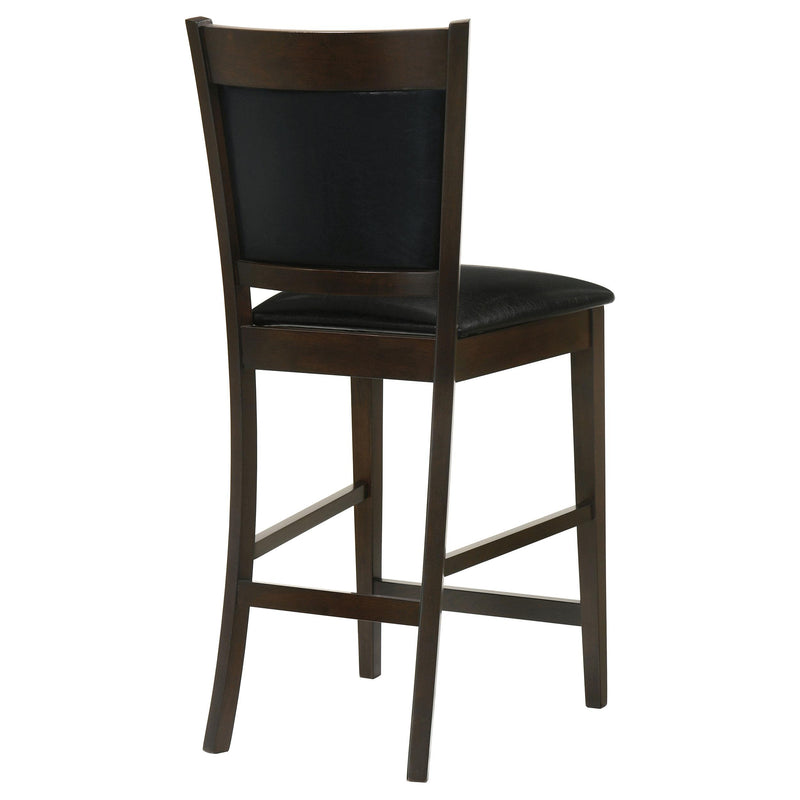 Jaden Upholstered Counter Chair Espresso (Set of 2) - 100959