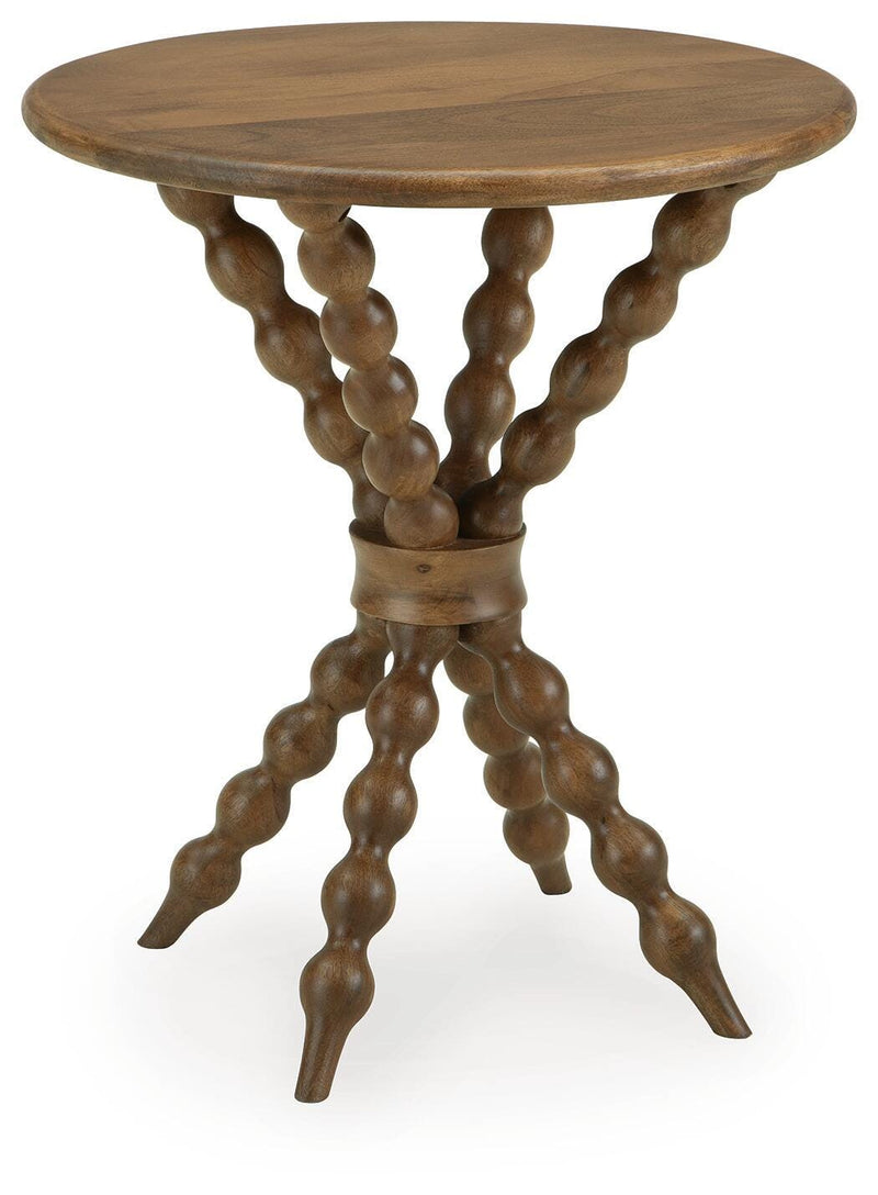 Jadner Light Brown Accent Table - A4000752