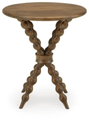 Jadner Light Brown Accent Table - A4000752