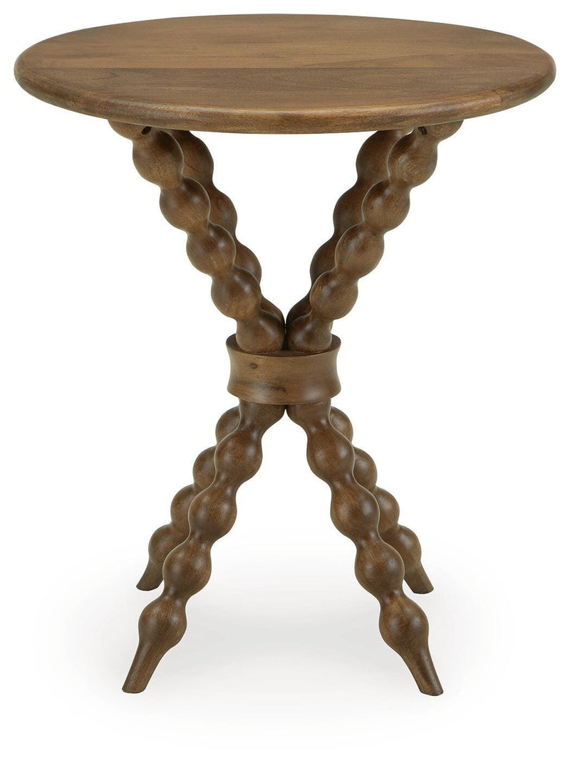 Jadner Light Brown Accent Table - A4000752