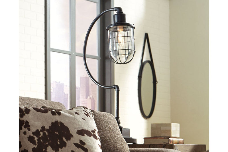 Jae Antique Black Desk Lamp - Gate FurnitureTable Lamp