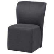 Jaelynn Upholstered Dining Side Chair Charcoal (Set of 2) - 107052CHAR