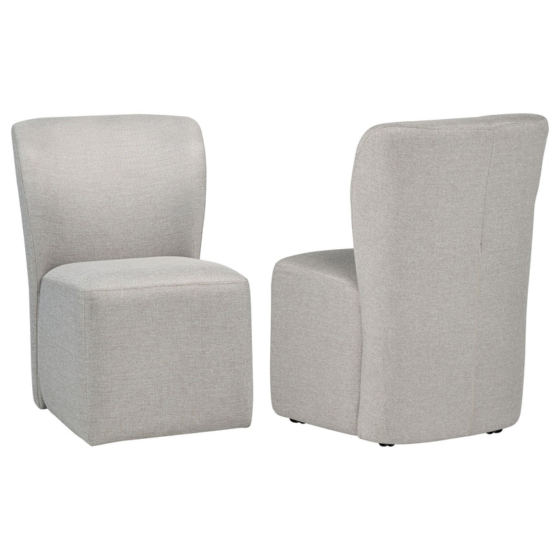 Jaelynn Upholstered Parsons Dining Side Chair Beige (Set of 2) - 107052BEI