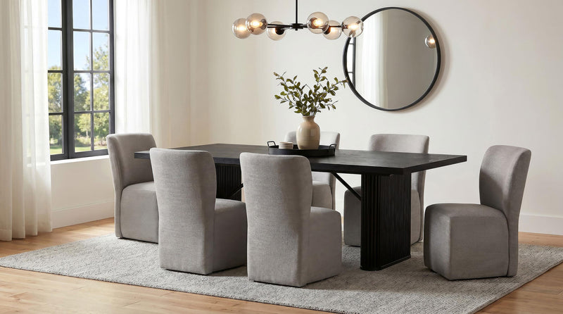 Jaelynn Upholstered Parsons Dining Side Chair Beige (Set of 2) - 107052BEI