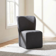 Jaelynn Upholstered Parsons Dining Side Chair Charcoal (Set of 2) - 107052CHAR