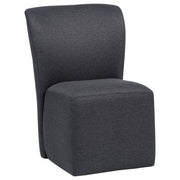 Jaelynn Upholstered Parsons Dining Side Chair Charcoal (Set of 2) - 107052CHAR