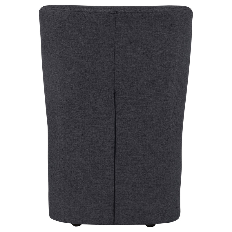 Jaelynn Upholstered Parsons Dining Side Chair Charcoal (Set of 2) - 107052CHAR