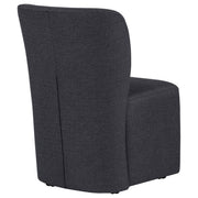 Jaelynn Upholstered Parsons Dining Side Chair Charcoal (Set of 2) - 107052CHAR