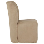 Jaelynn Upholstered Parsons Dining Side Chair Tan (Set of 2) - 107052TAN
