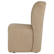 Jaelynn Upholstered Parsons Dining Side Chair Tan (Set of 2) - 107052TAN