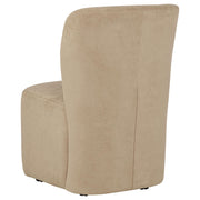 Jaelynn Upholstered Parsons Dining Side Chair Tan (Set of 2) - 107052TAN