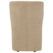 Jaelynn Upholstered Parsons Dining Side Chair Tan (Set of 2) - 107052TAN