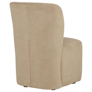 Jaelynn Upholstered Parsons Dining Side Chair Tan (Set of 2) - 107052TAN
