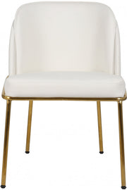 Jagger Vegan Leather Upholstered Dining Chair in White, Set of 2 - 882White-C