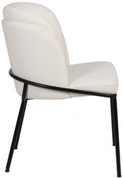 Jagger Vegan Leather Upholstered Dining Chair in White, Set of 2 - 883White-C