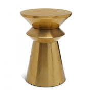 Jai Iron End Table in Gold - 241-ET