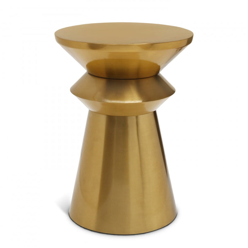 Jai Iron End Table in Gold - 241-ET