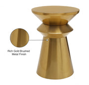 Jai Iron End Table in Gold - 241-ET