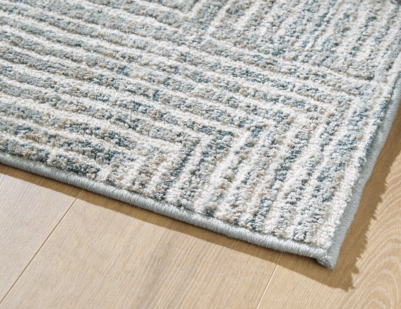 Jaiminson Blue/Gray/White Extra Large Rug - R408700