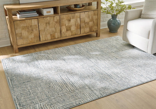 Jaiminson Blue/Gray/White Medium Rug - R408702